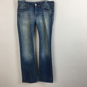 7 for all Mankind Flynt Distressed Boot Cut Jeans